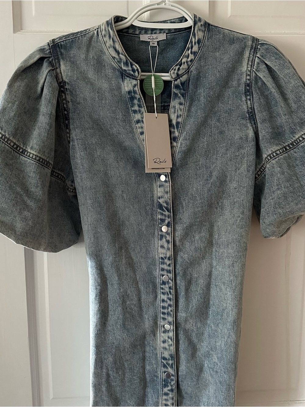Rails Kingsley Dress Antique Blue Size XS NWT - Picture 12 of 15